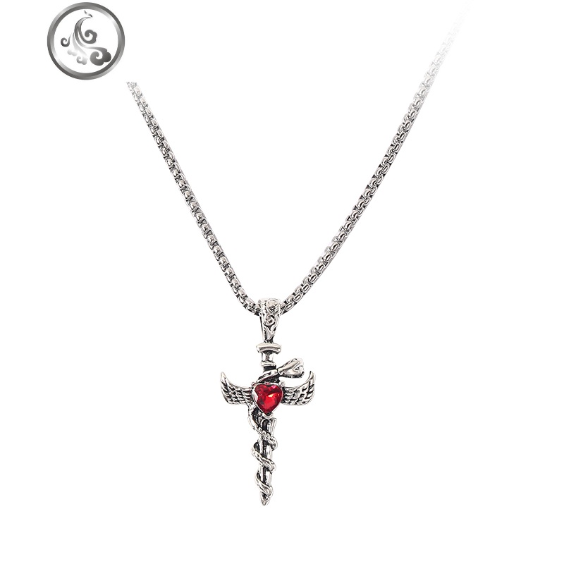 韩版hiphop项链男士潮人锁骨链个性链子街头学生嘻哈装饰品 JiMi高清大图