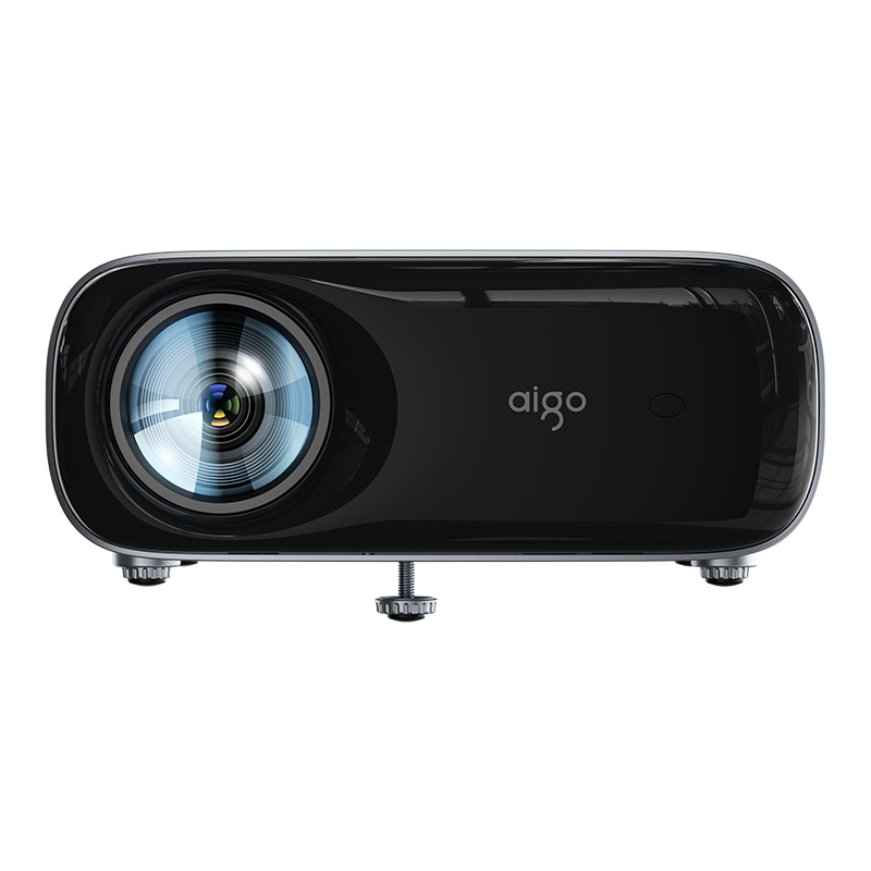 爱国者(aigo)H33锖色 投影仪家用 投影机 智能家庭影院 AI语音 梯形校正 高清高亮 支持4k播放高清大图