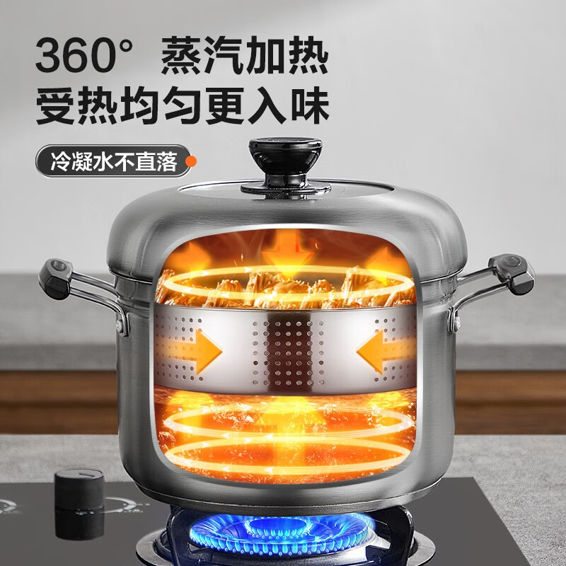 苏泊尔SUPOR多功能压力锅5L智能操控防干烧安全耐用高清大图