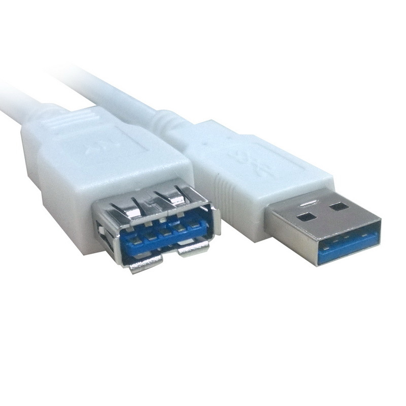 酷比客(L-CUBIC) USB-AM-AF 白色 USB3.0延长线 LCCPUSB3AMAFWH-2M (单位:根)