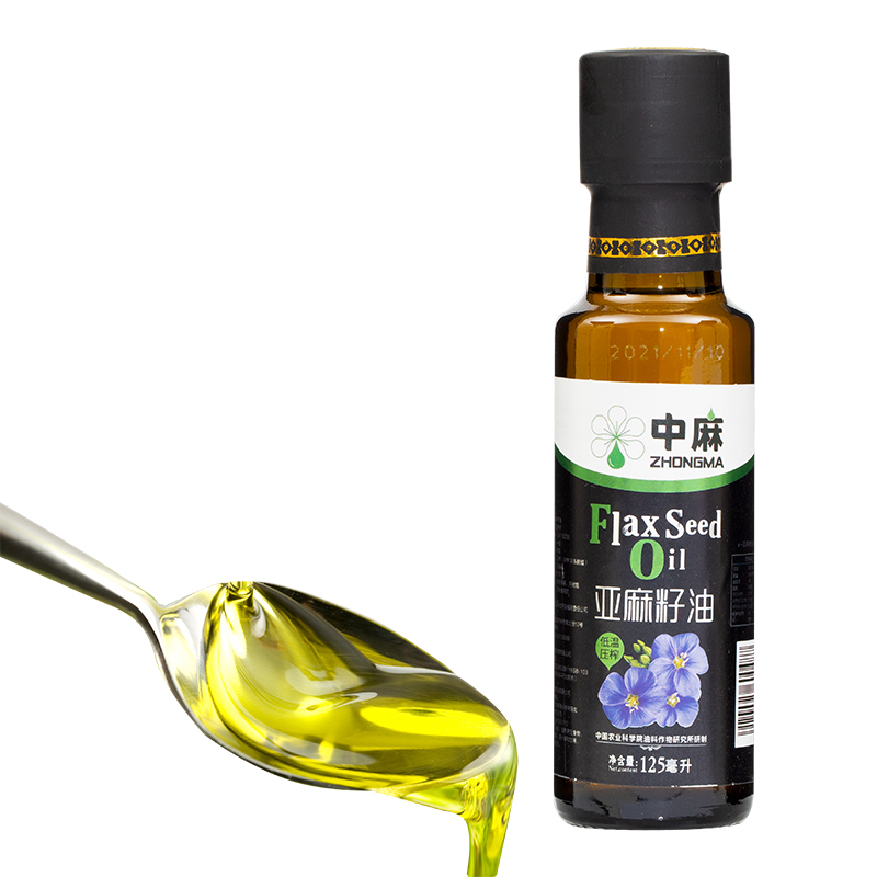 中国农科院油料所研制亚麻籽油胡麻油亚麻酸凉拌用油宝宝辅食