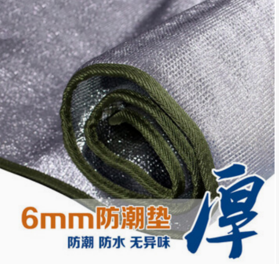 磐岳 PANGUARD 予飞鹤户外可折叠防水帐铝膜防潮垫篷垫子铝膜垫双面200*100cm*0.6cm高清大图