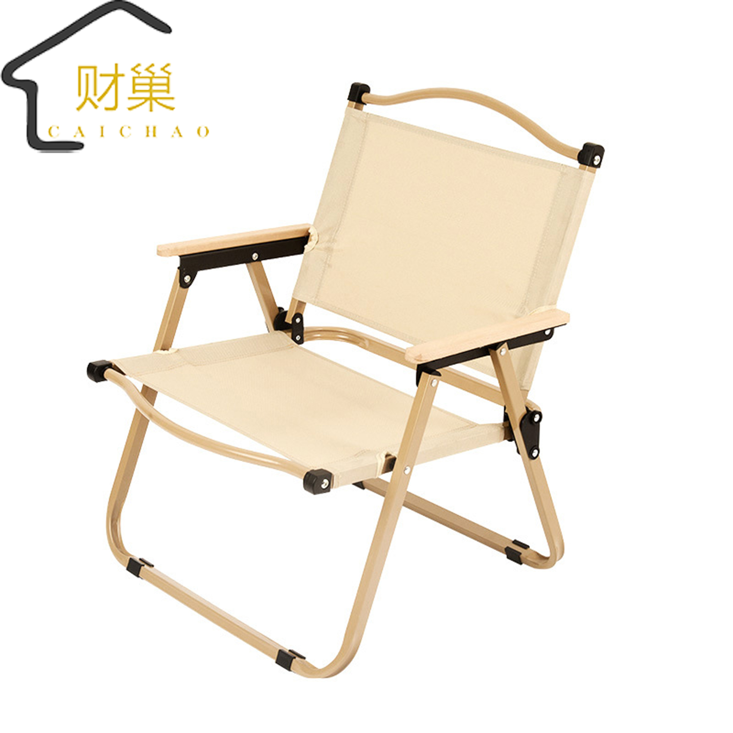 财巢 折叠椅大号 52*56*77cm /把高清大图