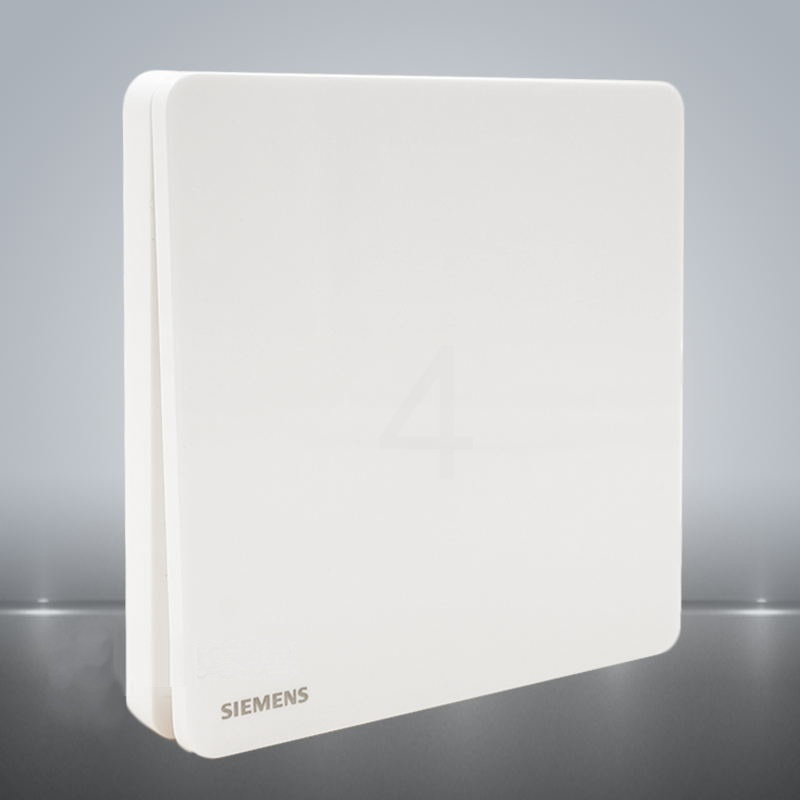 西门子开关插座面板睿致睿智象牙炫白色单联一开单控单开单联开关