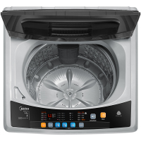美的(Midea)MB80V31D 8公斤全自动波轮洗脱一体洗衣机 直驱变频 免清洗 家用智利灰