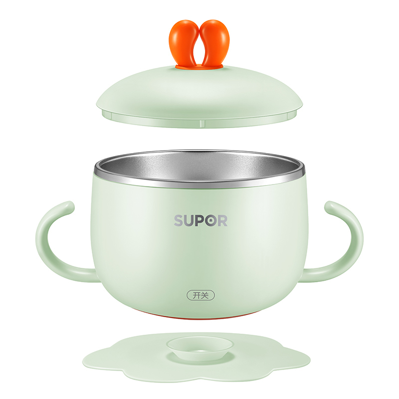 苏泊尔(SUPOR)恒温碗 保温碗 智能婴儿辅食碗儿童餐具防摔吸盘 充电免注水 DW02A