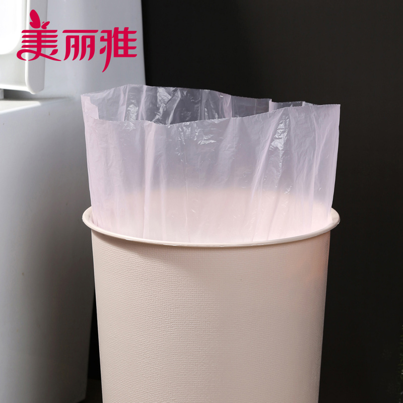 美丽雅垃圾袋厚实强韧型大号50*60cm*20只*3卷(新旧包装随机)