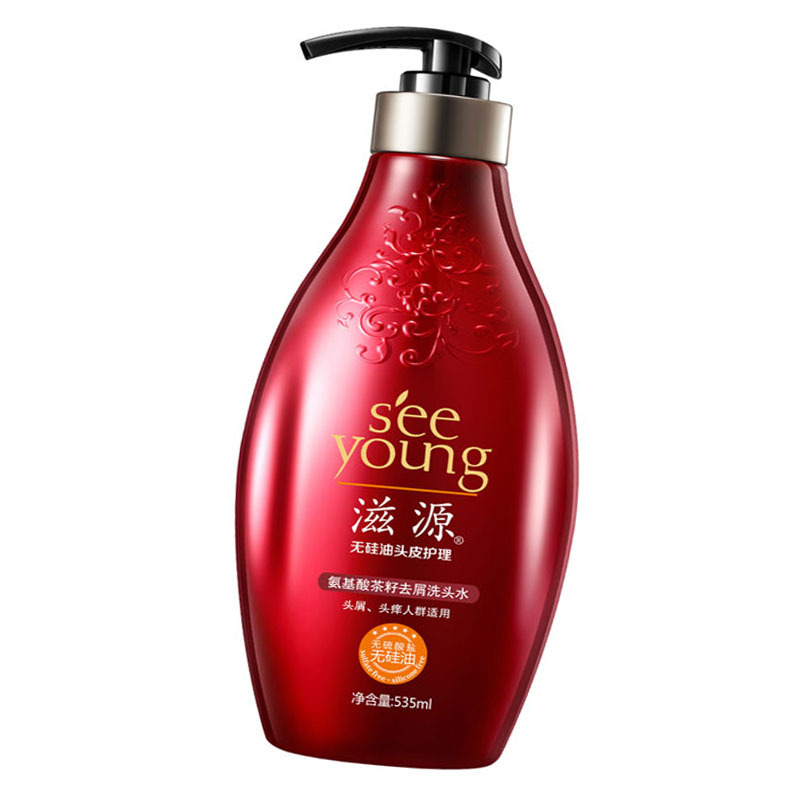滋源 535ml 氨基酸茶籽去屑洗发水 1瓶装(单位:件)