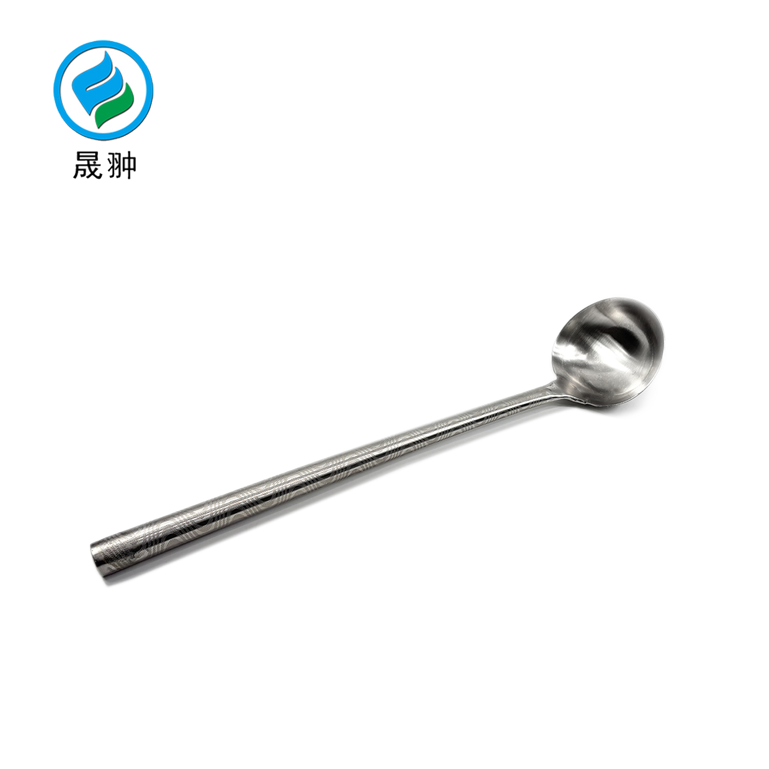 晟翀 食堂厨师钢柄炒菜勺 高级款 把高清大图