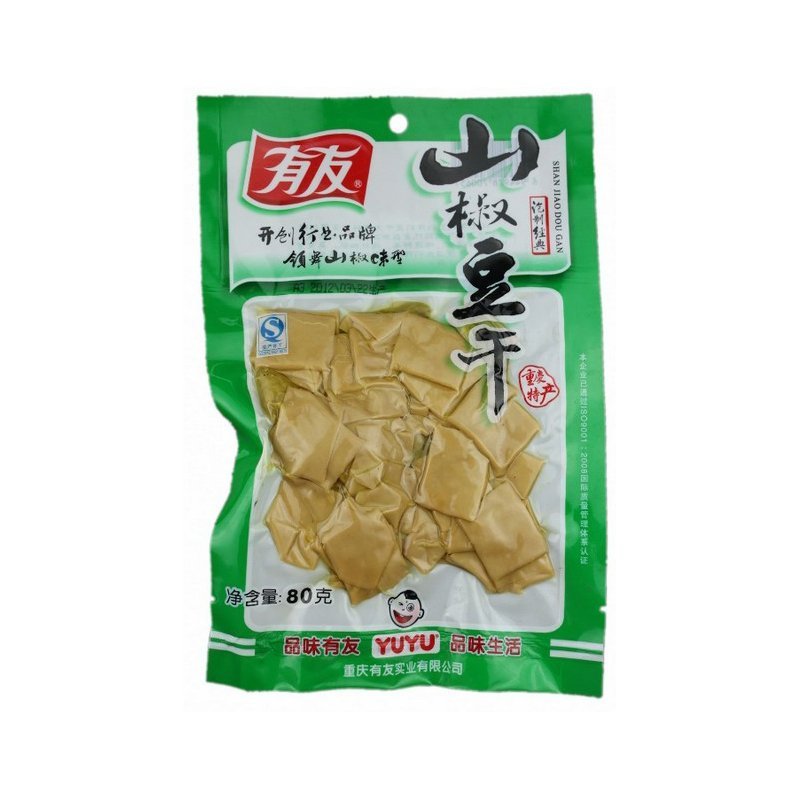 有友山椒豆干80g高清大图