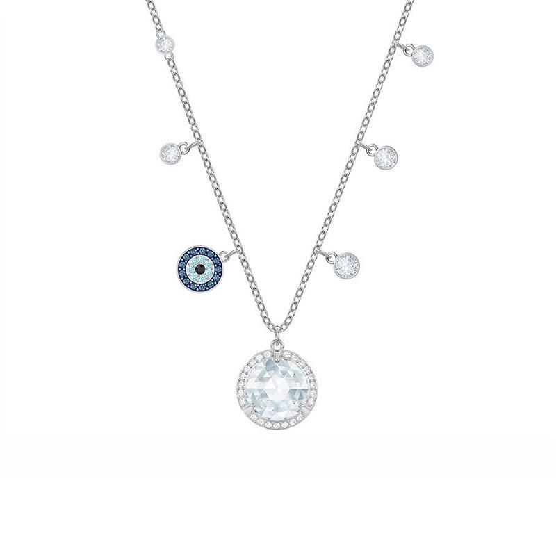 SWAROVSKI 施华洛世奇 刘诗诗同款 新款恶魔之眼 人造水晶 女士项链 海外正品 全国联保5370500