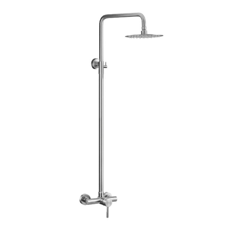 熙颖妮不锈钢淋浴花洒不锈钢1档淋浴花洒工程淋浴花洒GHS-1YG套高清大图