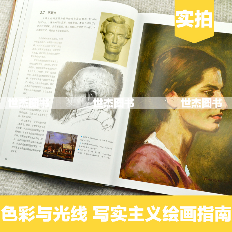 [醉染正版] 色彩与光线 写实主义绘画指南黄朝贵哥推荐翻译艺术设计书籍全彩设计书插画路米斯素描教程想象力构图与创作思高清大图