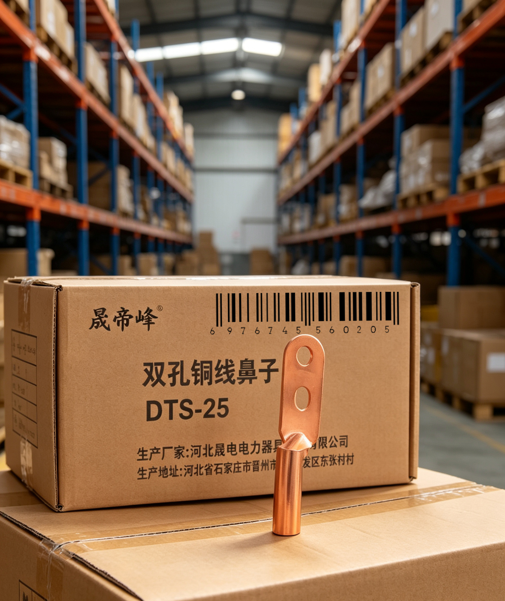 晟帝峰 双孔铜线鼻子 DTS-25 个高清大图