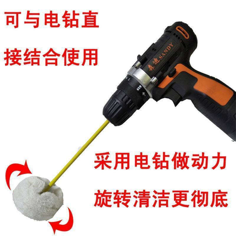 电动马桶刷电钻带动长柄马桶刷洁厕刷电动清洁刷钻刷子瓷砖 加长杆球头刷P30