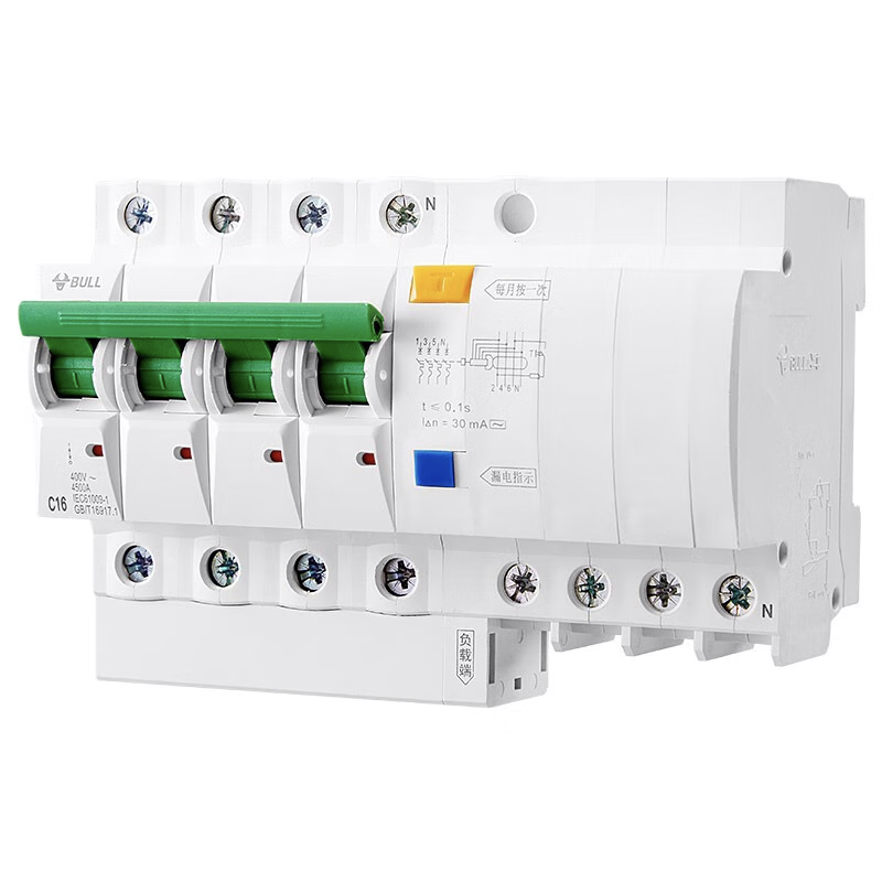 公牛(bull) 断路器 LBE5-63A/20A-4P漏保