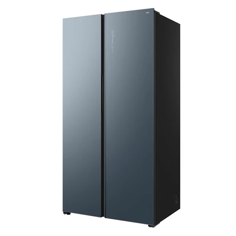 TCL R556P12-SQ 冰湖蓝 556升风冷对开门冰箱 薄嵌系列 无霜变频 大容量冰箱 一舱三用 对开门冰箱