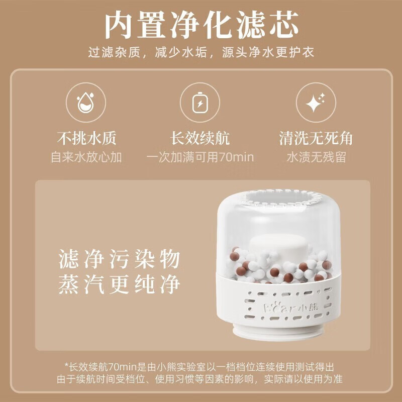 小熊(Bear)挂烫机家用手持熨烫机电熨斗蒸汽服装店专用双杆立式熨衣服商用大功率增压便携式烫衣机运物GTJ-B22E1高清大图