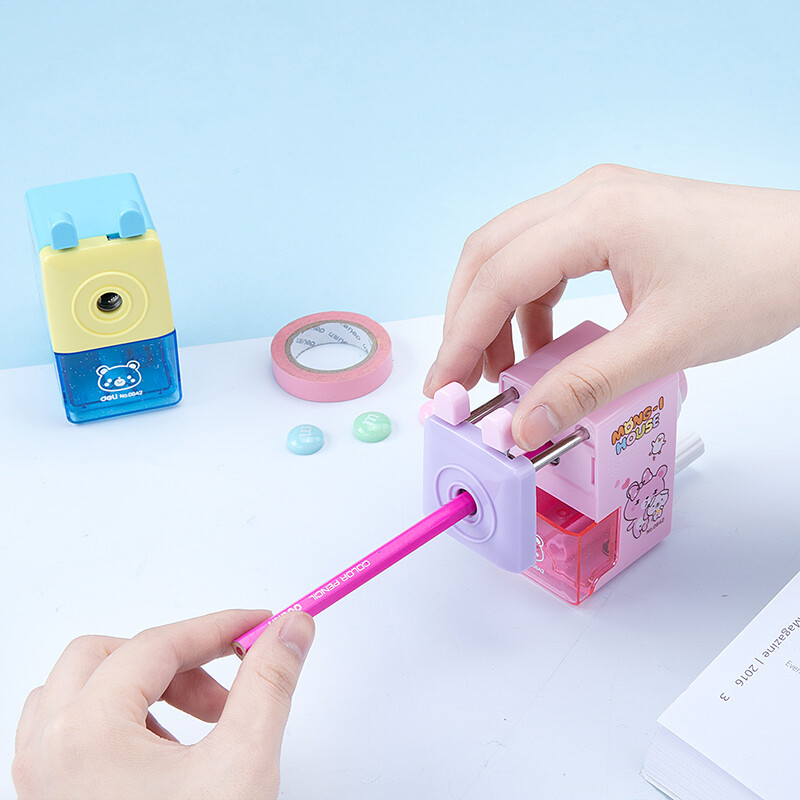 得力(deli) 0642削笔机(蓝色)高清大图