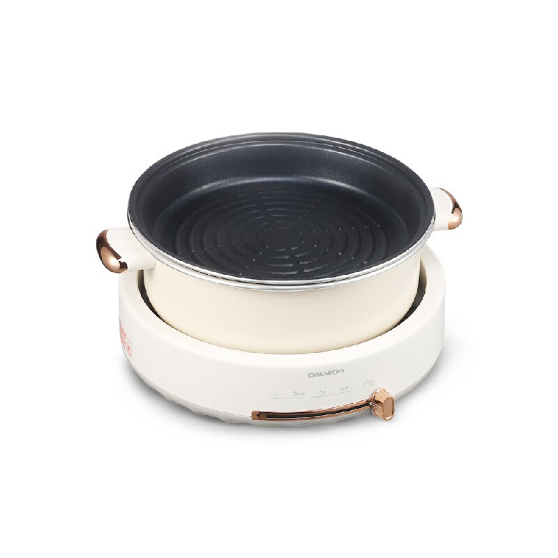 大宇(DAEWOO)家用分体式 电火锅 电煮锅宿舍学生电热火锅DYHG-505 (彩邮外)!高清大图