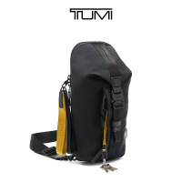TUMI途明 TAHOE系列 男士单肩斜挎包 个性网状尼龙徽标拉链 流线型设计男士腰包0798675D-黑色