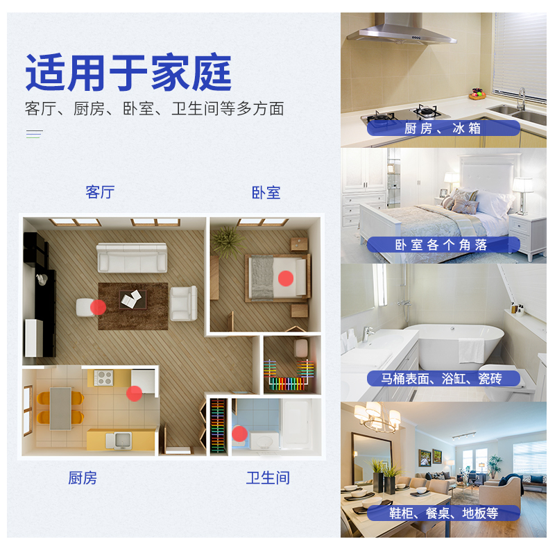 香港直邮SPEL斯碧林500ML免洗长效消毒液+150ML物表长效消毒单位家庭泡沫装