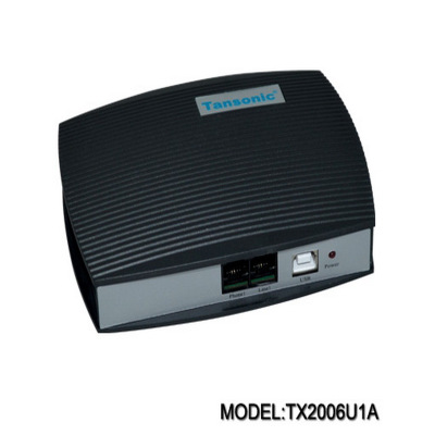 唐信TX2006U1A 1路电话录音盒 USB电话录音盒 电话录音系统 来电弹屏