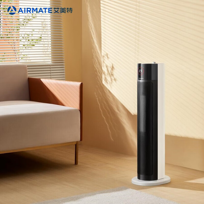 艾美特(AIRMATE)暖风机取暖器家用2200W功率 恒温高挑室内加热器PTC陶瓷暖风机 WP22-R14U 遥控款