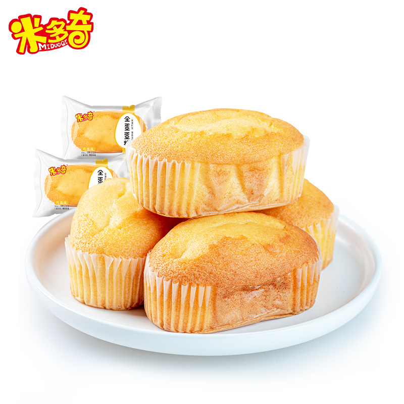 米多奇全蛋鸡蛋蛋糕约500g/1000g营养代早餐饼干手撕小面包蛋糕糕点