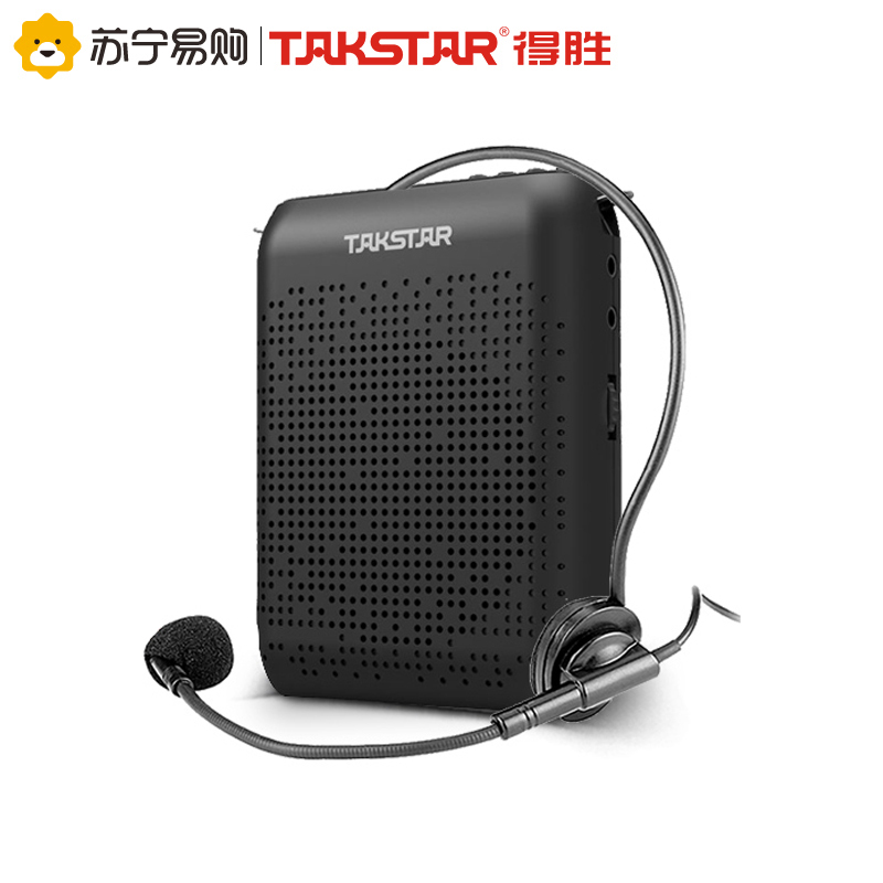 得胜 E220 无线蓝牙小蜜蜂扩音器 黑色 上课导游摆摊叫卖扩音播放器 多色可选支持TF卡录音FM收高清大图