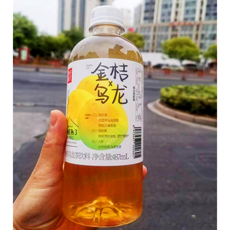 果子熟了金桔乌龙茶饮料487ml