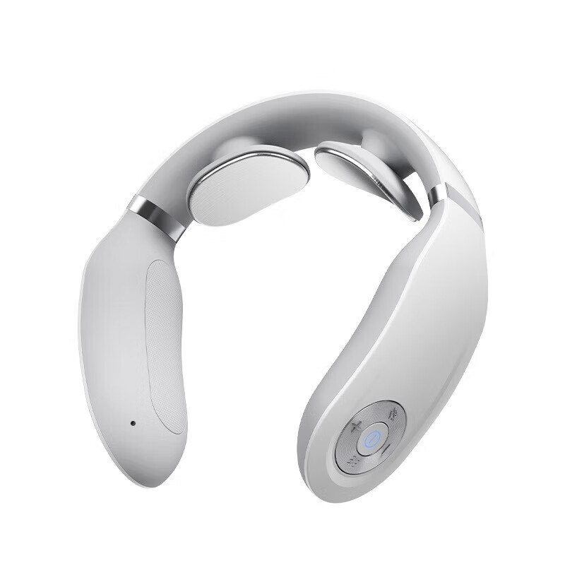 SKG 颈椎按摩器 热敷多功能护颈仪颈部放松仪家用办公室久坐神器 4998AI款-白色