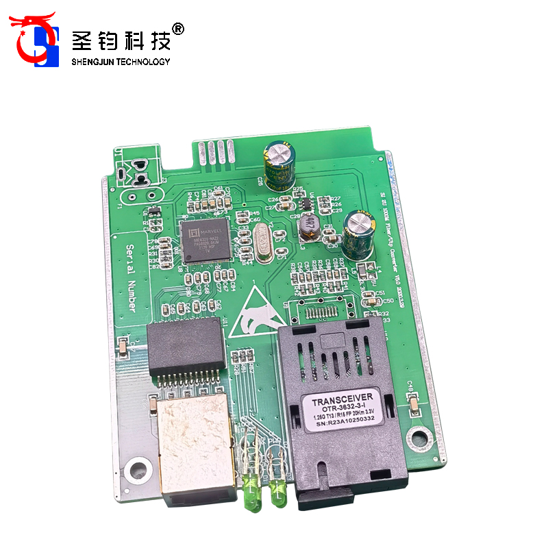 圣钧科技 SHENGJUN TECHNOLOGY 机架式收发器单板 双纤单板百兆1310/1550+个高清大图