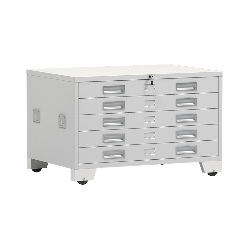 臻远 ZY-DTGA-1 工程图纸柜收纳柜 白色1号单节柜