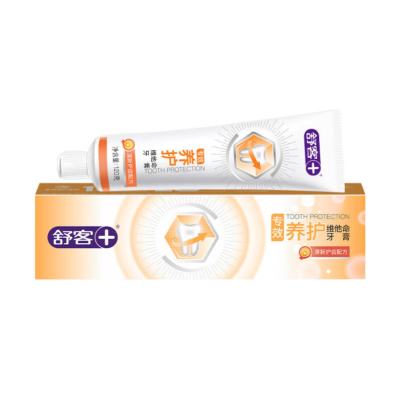 舒客维C营养牙膏120克*3支高清大图
