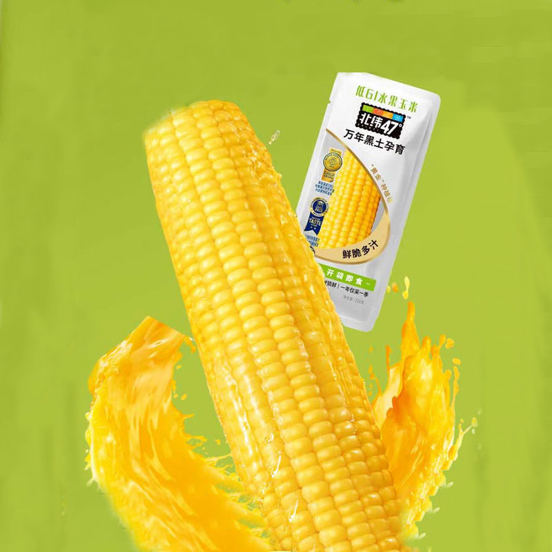 北纬47°低GI水果玉米品质升级鲜甜即食玉米棒220g*10