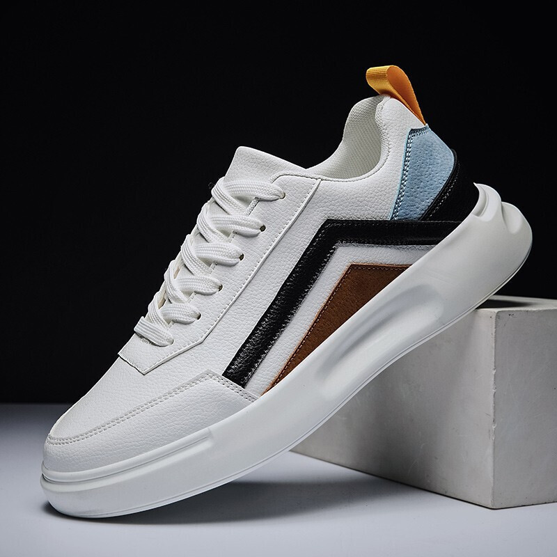 梵克公牛换新季2020春秋新款男鞋韩版男时尚百搭休闲鞋男学生厚底低帮