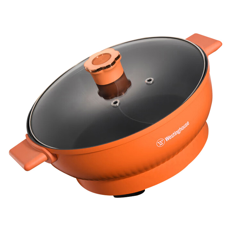 西屋电火锅5L大容量轻油少烟不沾工艺鸳鸯电火锅WHG-1502F