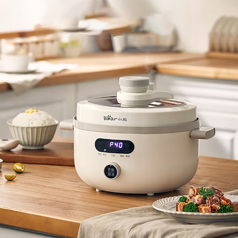 小熊电压力锅4L微电脑预约保温YLB-C40U5高清大图