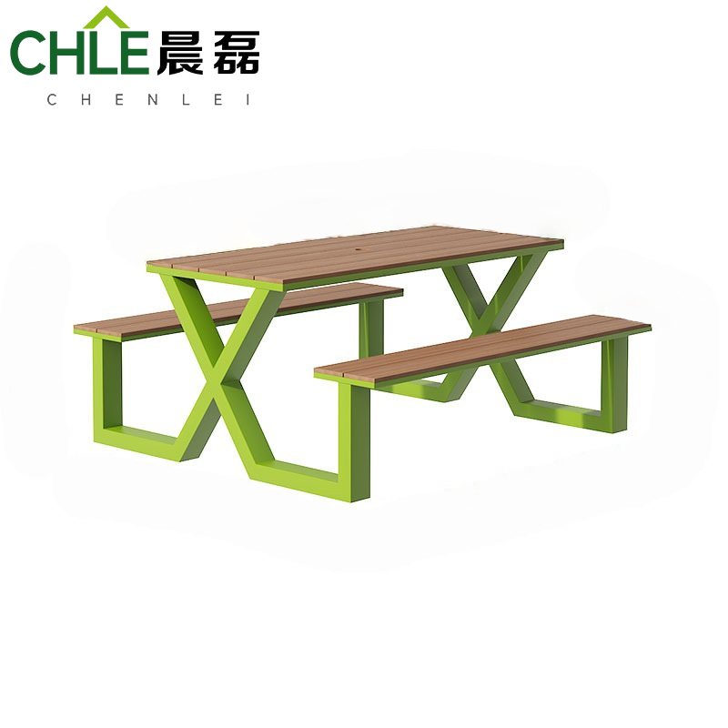 晨磊桌椅组合140*140*75cm/组高清大图