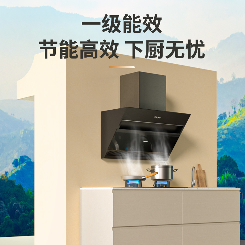 海信吸抽油烟机家用905A厨房顶侧双吸租房一级节能大吸力高清大图