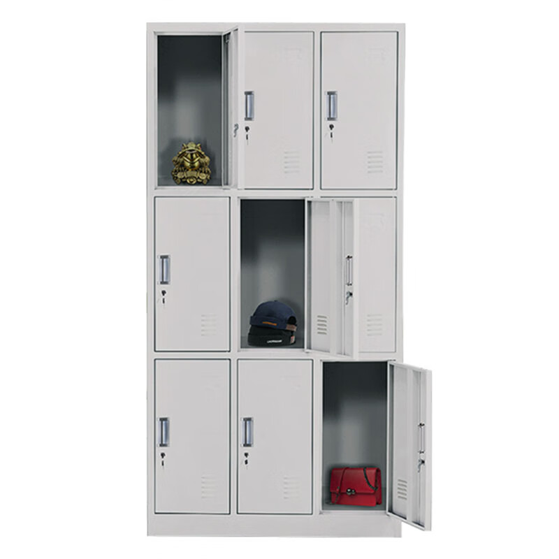 [悦山]储物柜 YSOA2fo9m-06HB 900×390×1800mm 钢制 组高清大图