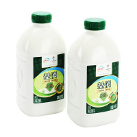 伊利益消酸奶原味大桶酸牛奶1.05kg*2桶