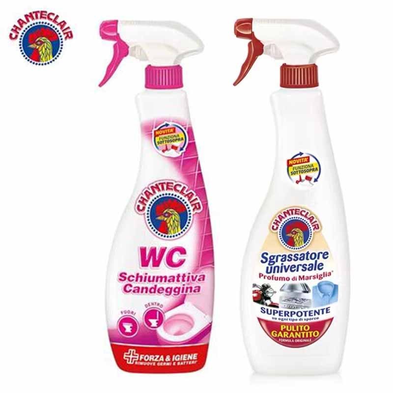 大公鸡管家多能油污净( 经典型)600ml +马桶清洁剂(漂白)625ml