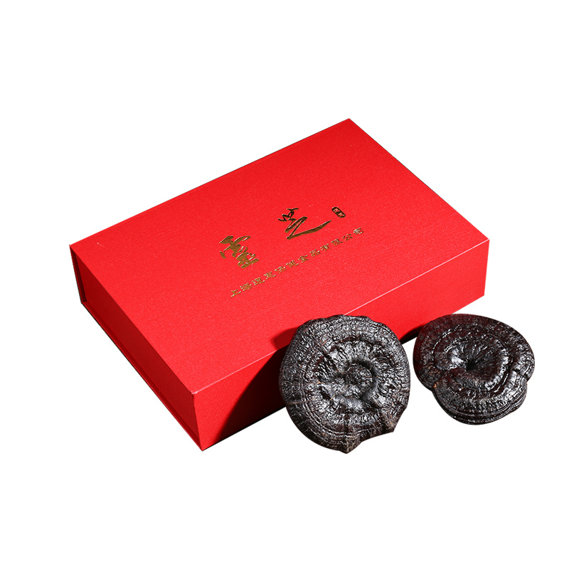 通惠东北灵芝礼盒250g/盒 深山林下整朵灵芝 滋补赤灵芝礼盒无杂质无重金属