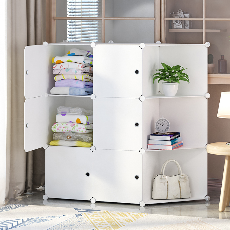 收纳柜子储物柜现代简约儿童柜整理柜卧室组合置物架家用省空间简易
