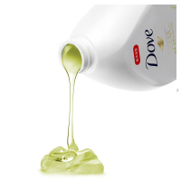 多芬(Dove)清爽水润沐浴乳 乐活滢润1KG[联合利华]