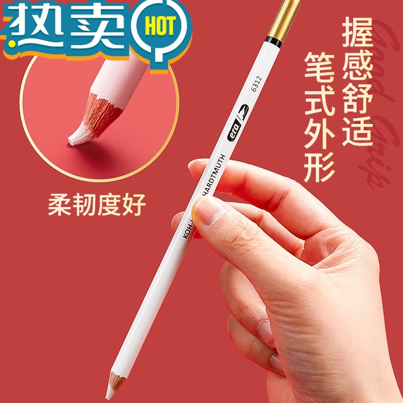 绿彩虹光捷克酷喜乐素描高光尼奥尼美术生专用笔形铅笔擦笔细节绘画专用笔型笔式象皮卡西米尔学生 [酷喜乐]橡皮笔1支装(送卷
