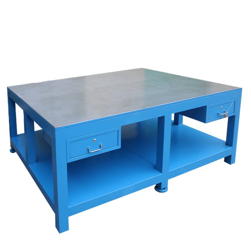 豫仲迈 重型钳工工作实训操作台2000*1500*800mm四抽/张高清大图