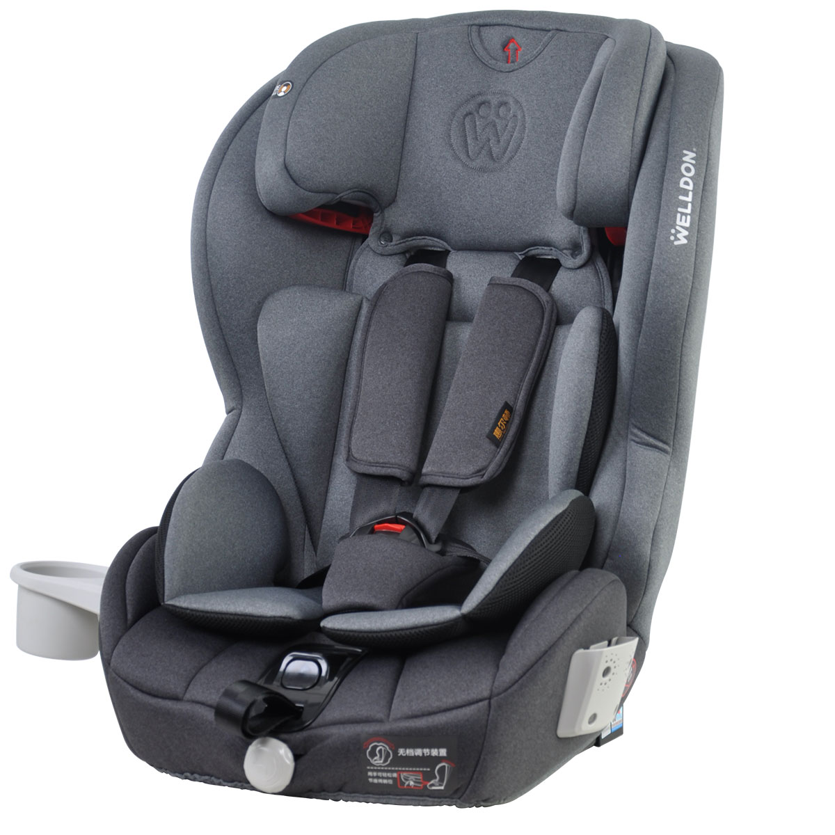 惠尔顿全能宝3儿童安全座椅isofix接口约9个月-12岁视频介绍_惠尔顿全